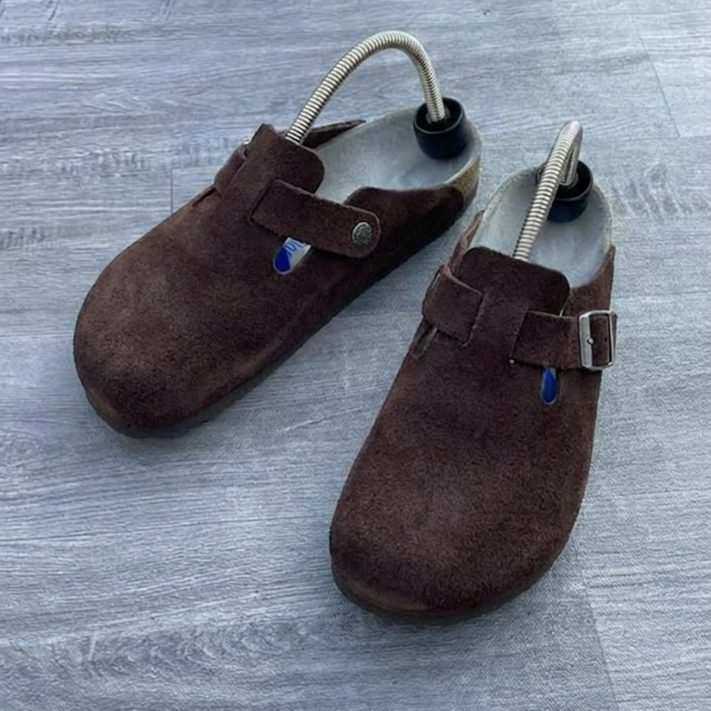 BK Boston- Feutre de laine Marron Fonce