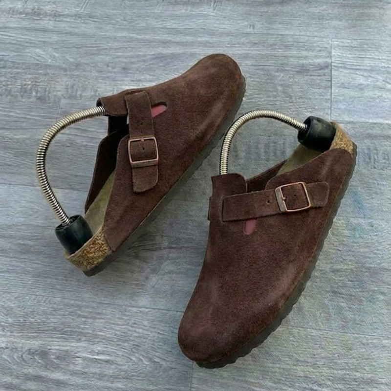 BK Boston- Feutre de laine Marron Fonce