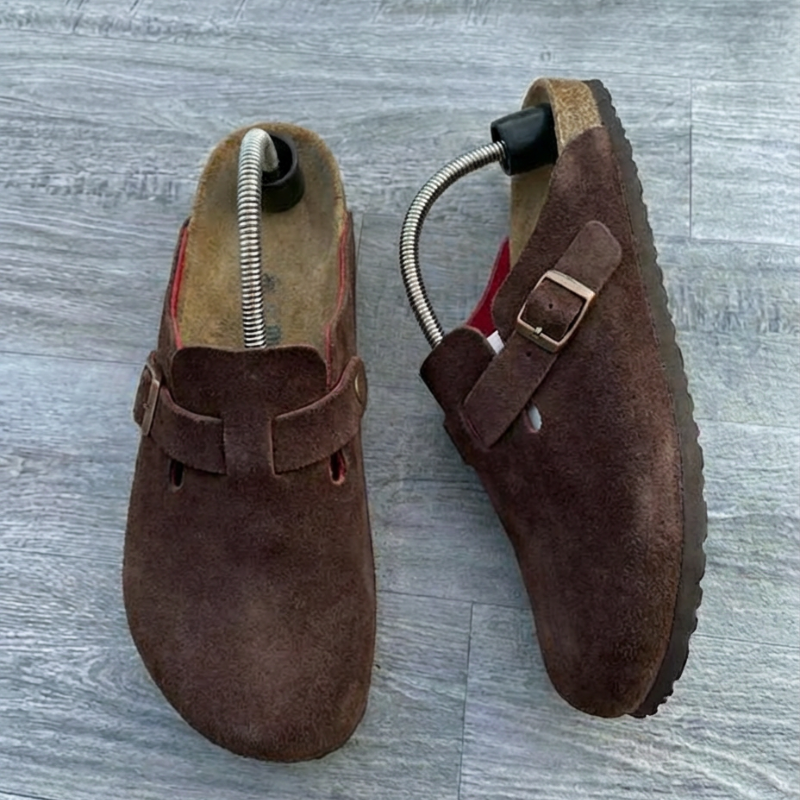 BK Boston- Feutre de laine Marron Fonce